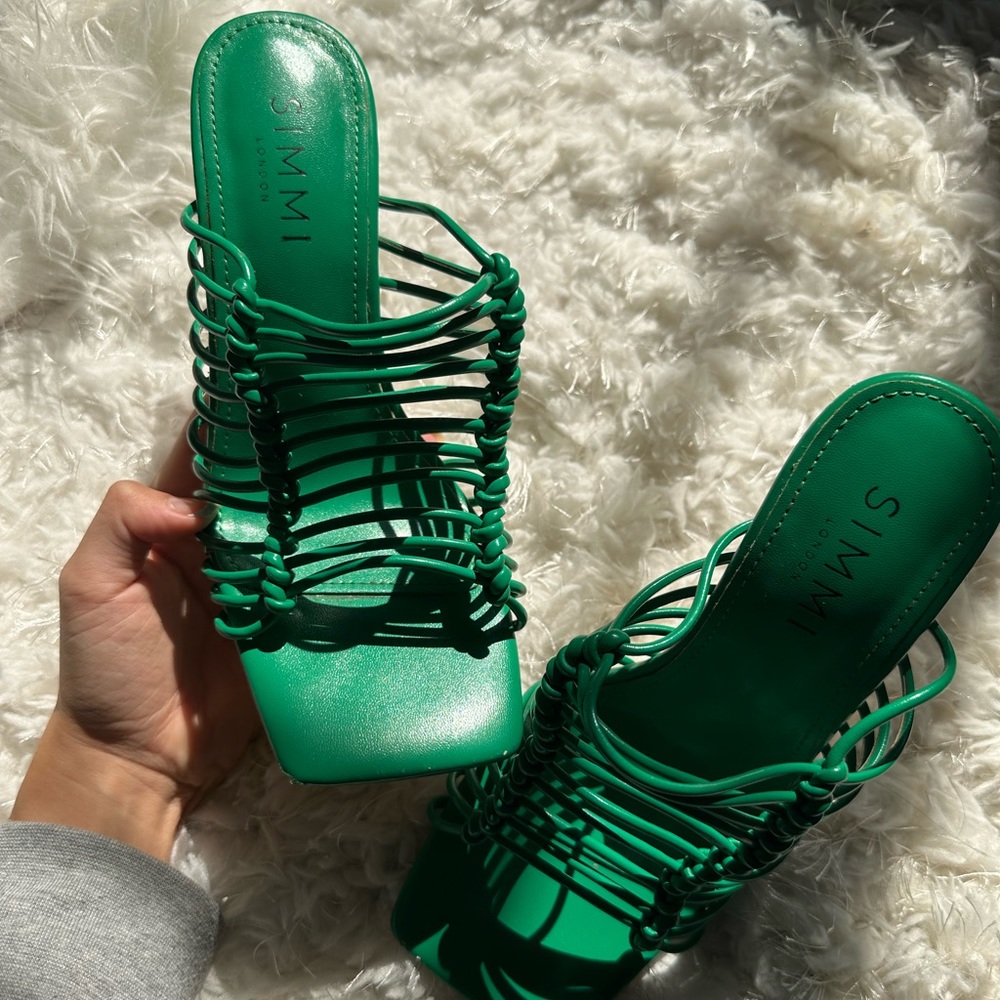 Green SIMMI mules - Picture 5 of 5